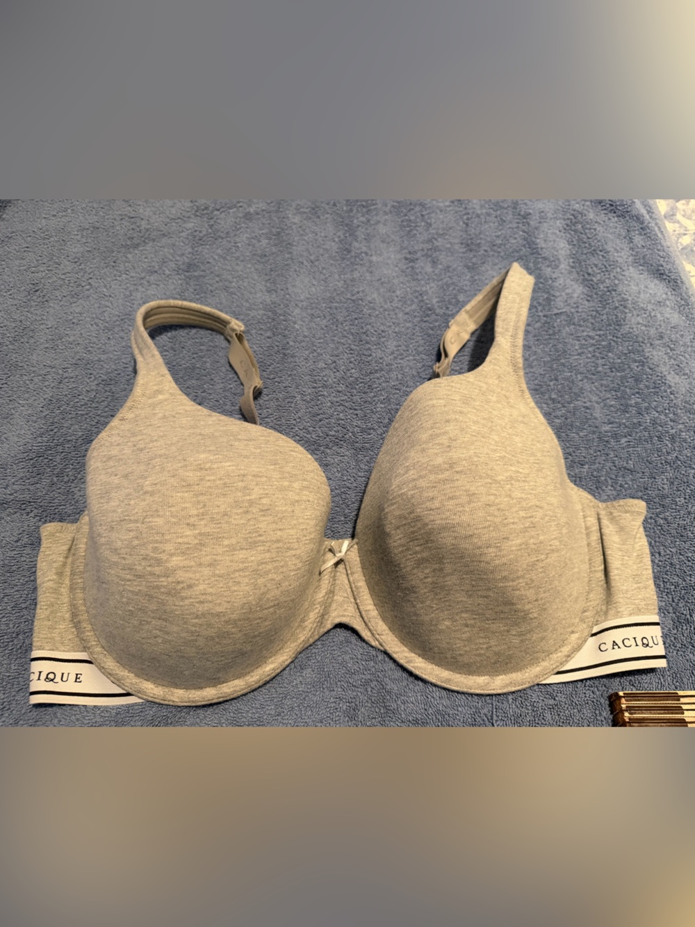 Cacique Light Gray Molded T-Shirt Bra